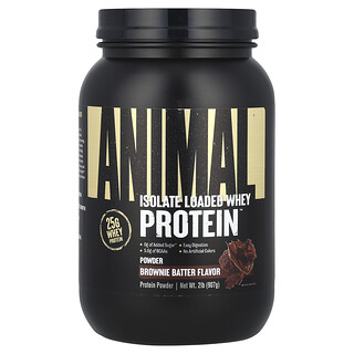 Animal, Isolate Loaded Whey Protein™, Brownie Batter, 2 lb (907 g)