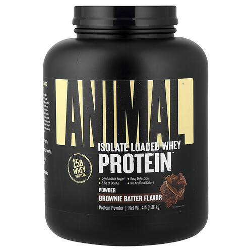 Animal, Isolate Loaded Whey Protein, Brownie Batter, 4 lb (1.81 kg)