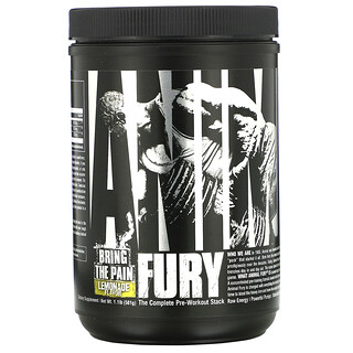 Universal Nutrition, Animal Fury, Limonada, 501 g (1,1 lb)