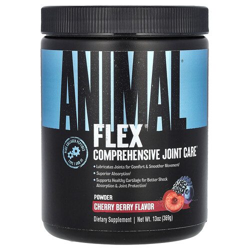 Animal Flex® Powder, Cherry Berry, 13 oz (369 g)