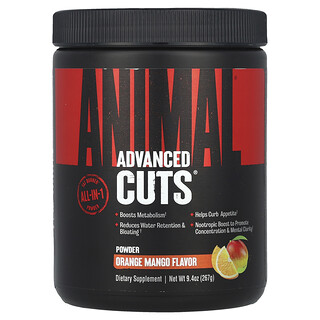 Animal, Advanced Cuts®, Naranja y mango en polvo, 267 g (9,4 oz)