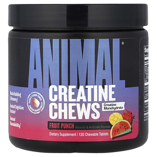 Animal, Creatine Chews, Fruit Punch, 120 Chewable Tablets