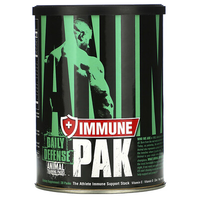 

Animal Immune Pak, комплекс для укрепления иммунитета, наборы для тренировок, 30 пакетиков