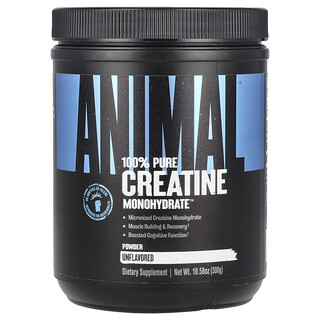Animal, 100% puur creatinemonohydraat™ poeder, ongeparfumeerd, 300 g