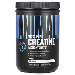 100% Pure Creatine Monohydrate™, моногідрат креатину в порошку, без ароматизаторів, 500 г (1,1 фунта)