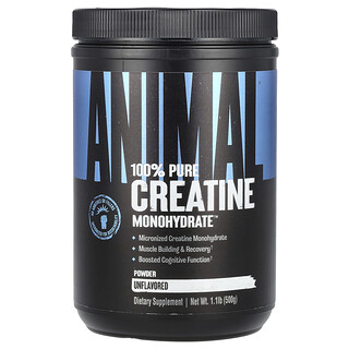 Animal, 100% puur creatinemonohydraat™ poeder, ongeparfumeerd, 500 g