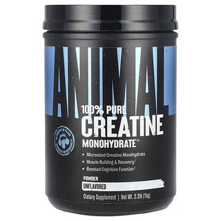 Animal, 全全一水肌酸™ 粉，原味，2.2 磅（1 千克）