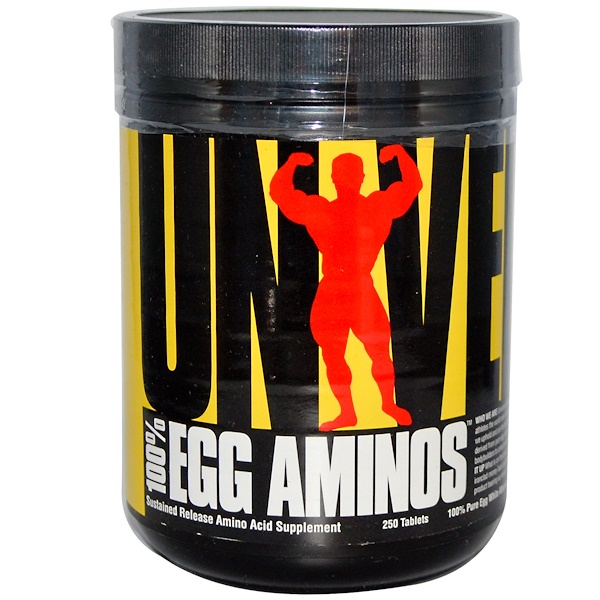 Universal Nutrition, 100% Egg Aminos, 250 Tablets (Discontinued Item) 
