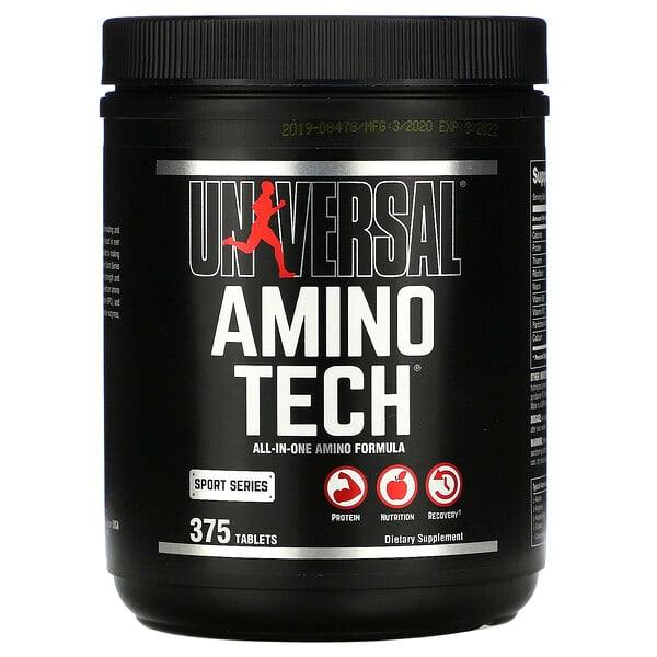 Amino Tech, All-In-One Amino Formula, 375 Tablets
