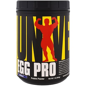Отзывы о Юниверсал Нутришэн, Egg Pro, Instantized Egg White Powder, Vanilla , 1 lb (454 g)