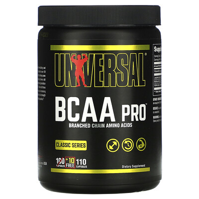 Universal Nutrition BCAA Pro, 100 капсул