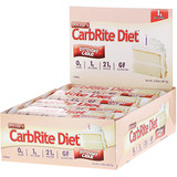 Отзывы о Батончик для диетического питания CarbRite, праздничный торт, 12 батончиков, 56,7 г (2 унции) каждый