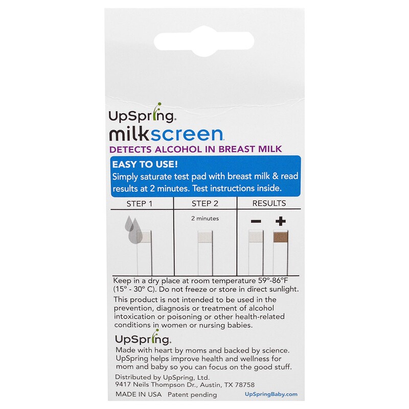 UpSpring, Milkscreen, 20 Test Strips - iHerb