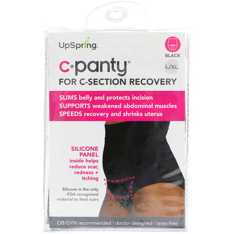 UpSpring, CPanty, For CSection Recovery, Black, Size L/XL iHerb