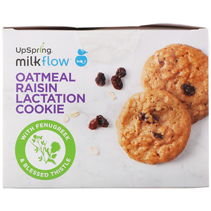 Отзывы о АпСпринг, Milkflow, Lactation Cookies, Oatmeal Raisin, 10 Packets, 2 Cookies Each