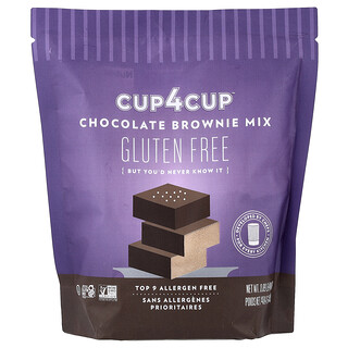 Cup4Cup, Suklaabrownie-sekoitus, gluteeniton, 404 g