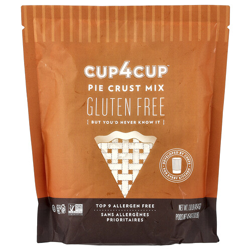 Cup4cup Pie Crust Mix, Gluten Free, 1 lb (454 g)