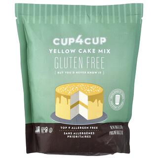 Cup4Cup, Yellow Cake Mix, Gluten Free, 1.31 lb (600 g)