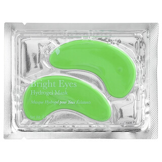100% PURE, Bright Eyes, Masque pour les yeux à l'hydrogel, 1 paire,