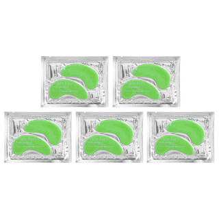 100% Pure, Bright Eyes, hydrogel øjenmasker, 5 masker, 8 g pr. stk.