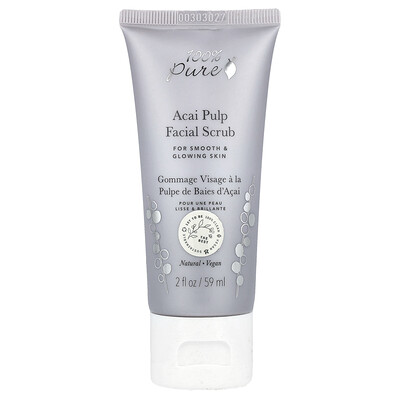100% Pure  Acai Pulp Facial Scrub  2 fl oz (59 ml)