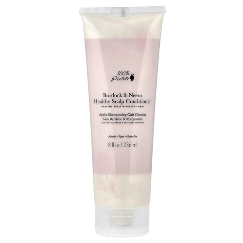 100% PURE, Burdock & Neem Healthy Scalp Conditioner, Conditioner für gesunde Kopfhaut mit Burdock und Neem, 236 ml (8 fl. oz.)