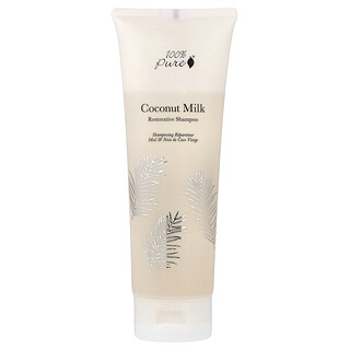 100% PURE, 회복 샴푸, 코코넛 밀크, 236ml(8fl oz)