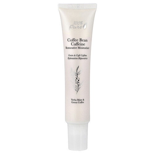 100% PURE, Coffee Bean Caffeine Restorative Moisturizer, Feuchtigkeitspflege mit Kaffeebohne und Koffein, 40 ml (1,4 fl. oz.)