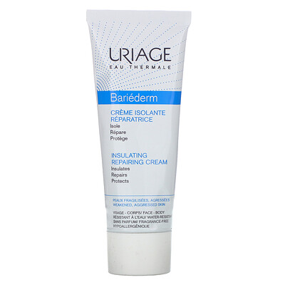 Uriage Bariederm, Insulating Repairing Cream, Fragrance-Free, 2.5 fl oz (75 ml)