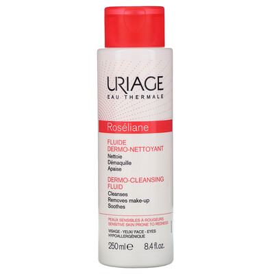 Uriage Roseliane, Dermo-Cleansing Fluid, 8.4 fl oz (250 ml)