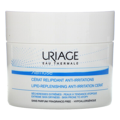 Uriage Xemose, Lipid-Replenishing Anti-Irritation Cerat, Fragrance-Free, 6.8 fl oz (200 ml)
