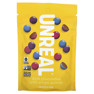 Unreal, Pure chocolade met krokante quinoa, 142 g