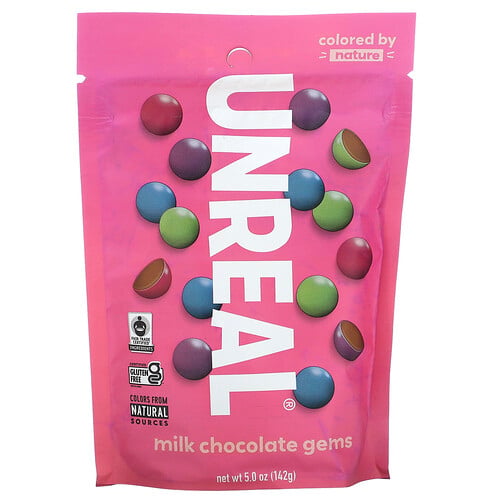 Unreal, Milk Chocolate Gems, 142 g (5 oz.)
