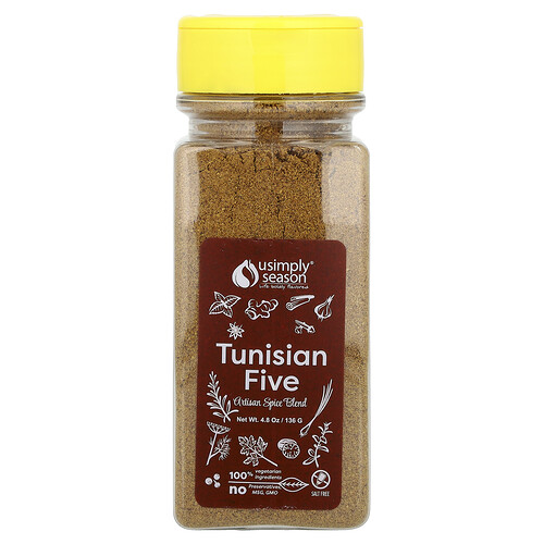 USimplySeason, Artisan Spice Blend, tunesische fünf Gewürzmischungen, 136 g (4,8 oz.)