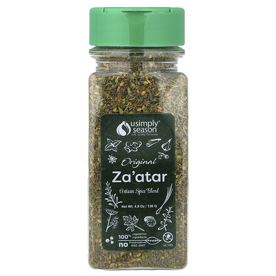 USimplySeason  Artisan Spice Blend  Original Za'atar  4.8 oz (136 g)