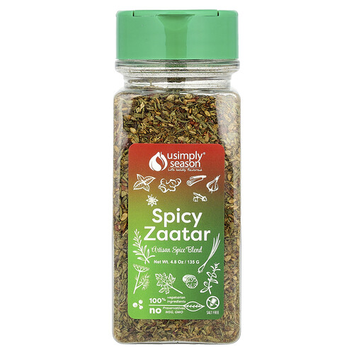 USimplySeason, Artisan Spice Blend, Spicy Za'atar, handwerkliches Gewürzmischung, Spicy Za'atar, 135 g (4,8 oz.)