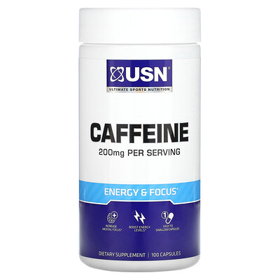 

USN Caffeine 200 mg 100 Capsules