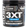 USN, 3XT- Pump, 3-In-1 Pre-Workout, Blue Raspberry, 6.56 oz (186 g)