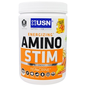 ЮСН, Energizing Amino Stim, Mango Pineapple, 11.64 oz (330 g) отзывы