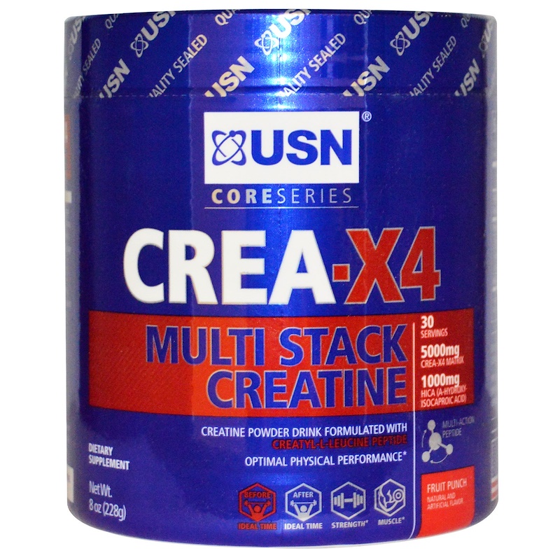 USN, CreaX4, Multi Stack Creatine, Fruit Punch, 8 oz (228 g) iHerb