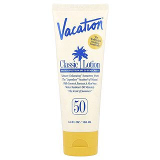 Vacation, Loción con protección solar clásica, FPS 50, 100 ml (3,4 oz. líq.)