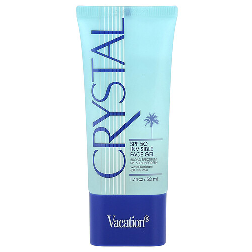 Vacation, Crystal Invisible Face Sunscreen Gel, SPF 50, 1.7 fl oz (50 ml)