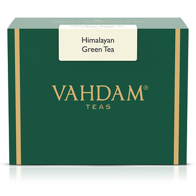 Vahdam Teas зеленый чай, гималайский, 100 г, (3,53 унции)