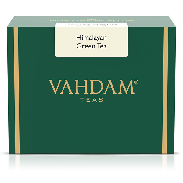 Vahdam Teas‏, תה ירוק, Himalaya, במשקל 100 גרם (3.53 אונקיות)