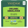 Vahdam Teas, 녹차, 유기농 히말라야산, 티백 15개, 30g(1.06oz)