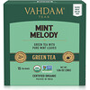 Vahdam Teas, Green Tea, Mint Melody, 15 Tea Bags, 1.06 oz (30 g)