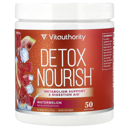 Vitauthority Detox Nourish, Watermelon , 10.9 oz (310 g)