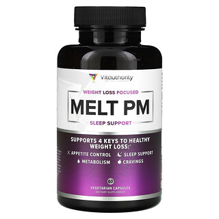 Vitauthority, Refuerzo para dormir Melt PM, 60 cápsulas vegetales