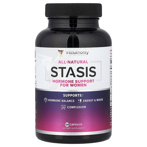 Vitauthority Stasis, Hormone Support For Women, 120 Capsules