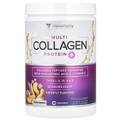Multi Collagen Protein+, персик і манго, 285 г (10 унцій)
